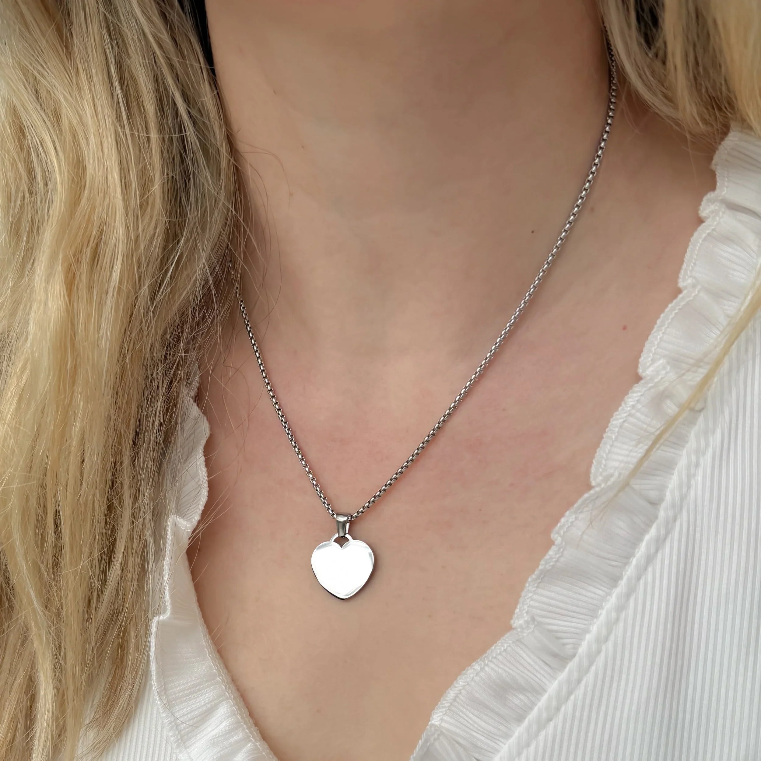 Handwriting Heart Necklace
