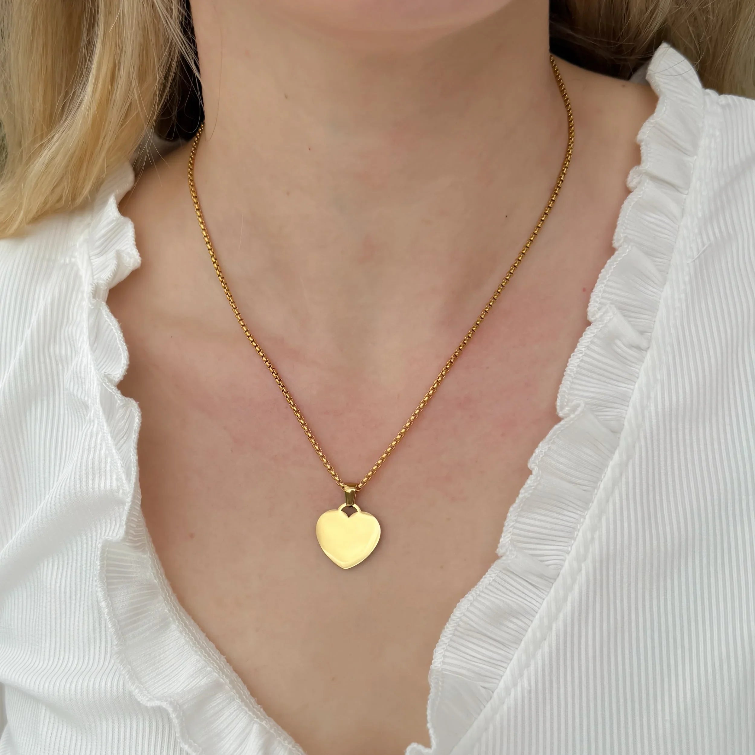 Handwriting Heart Necklace