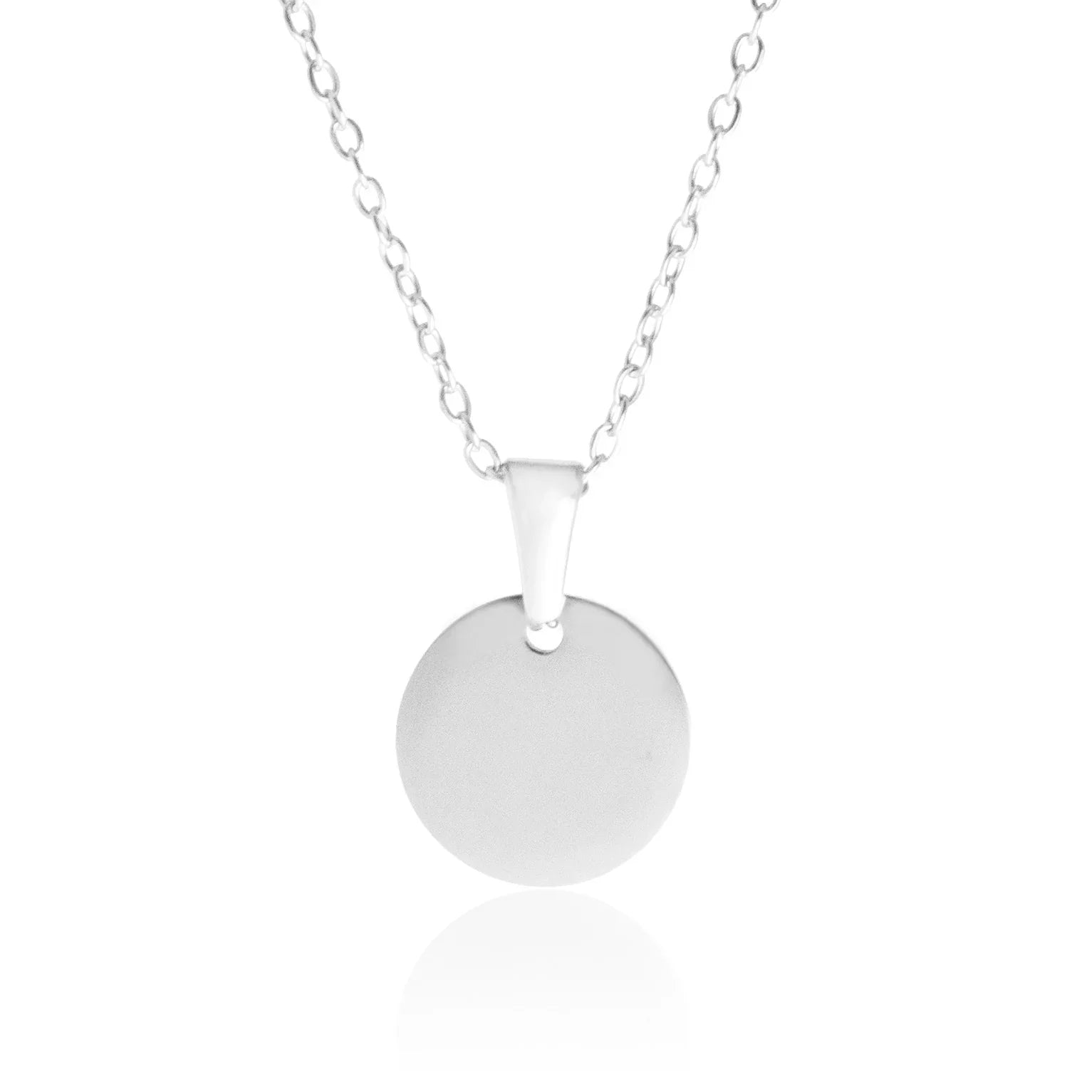 Handwriting Disc Necklace